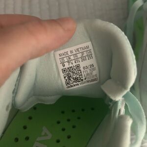 Adidas Light Green Athletic Shoes